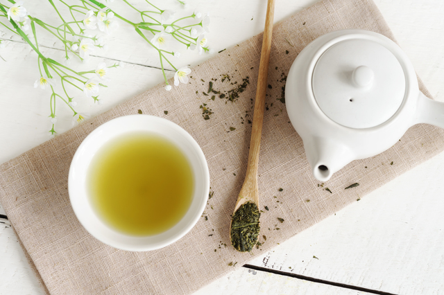 カテキンを含む緑茶
